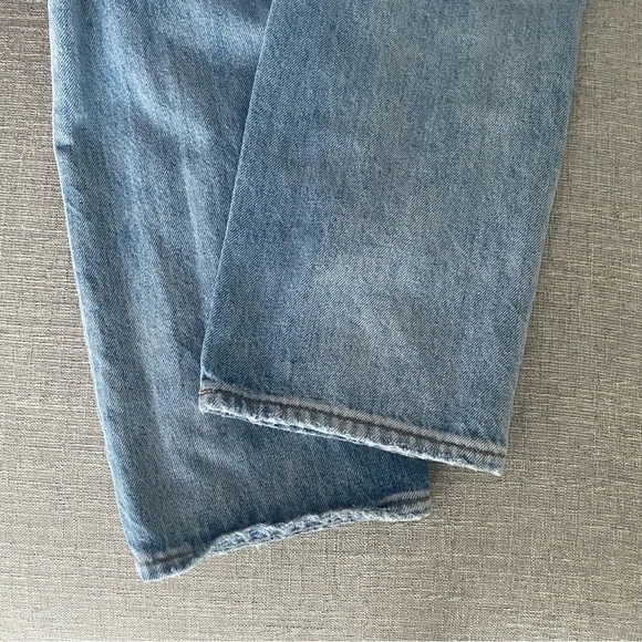 Aritzia Denim Forum Size 25 The Joni High Rise Loose 26L Distressed - Picture 11 of 16